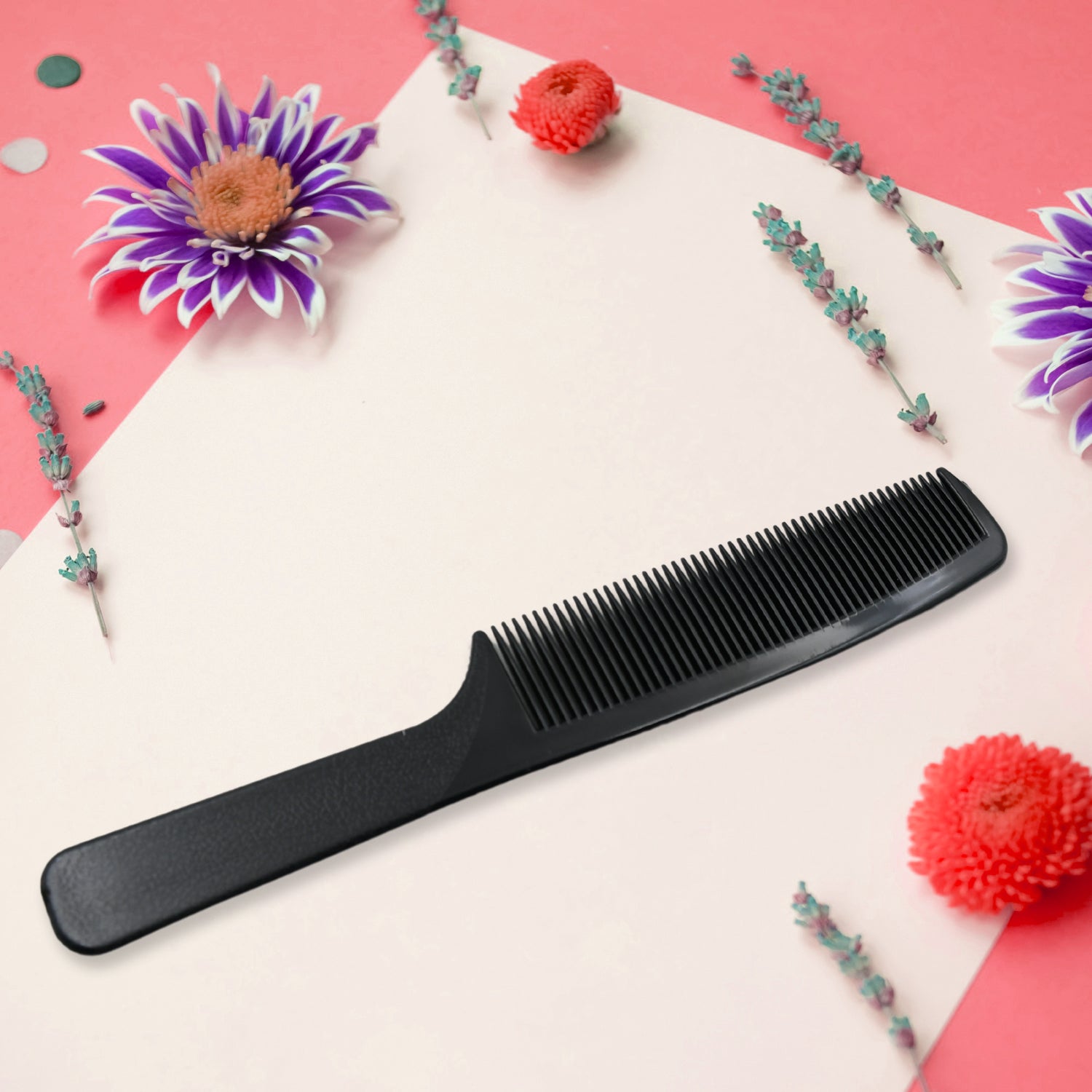 12635 Barber Comb, Lightweight Plastic Comfortable Hair Comb Durable for Bathroom for Salon, Hair Comb Beauty Tool Use For Men & Women (1 Pc) 12635 Barber Comb, Lightweight Plastic Comfortable Hair Comb Durable for Bathroom for Salon, Hair Comb Beauty Tool Use For Men & Women (1 Pc)